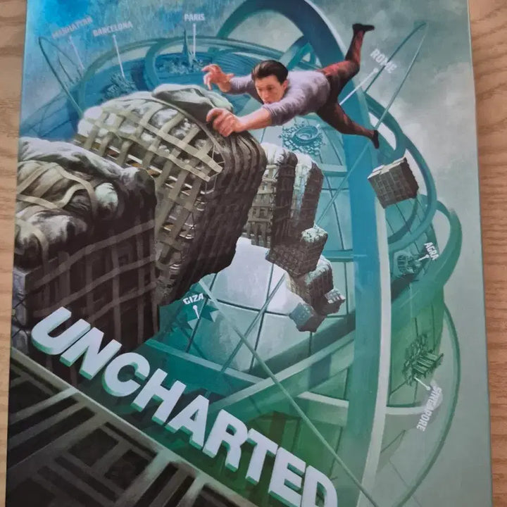 [BUNJANG] Uncharted 4K Full Slip Steelbook Blu-ray / 언차티드 4K 풀슬립 스틸북 블루레이