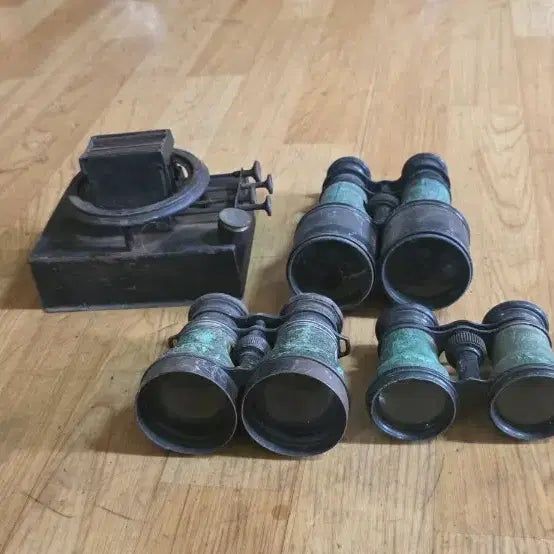 [BUNJANG] Vintage Telescope and Stove Bundle Set / 빈티지 망원경외 난로