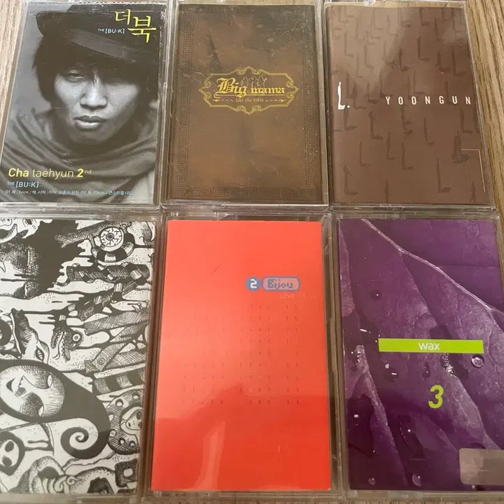 [BUNJANG] Various Artists Cassette Tape Bundle Set (6 Types) / 카세트테이프 6종 (개당 가격, 일괄 내용 참고)