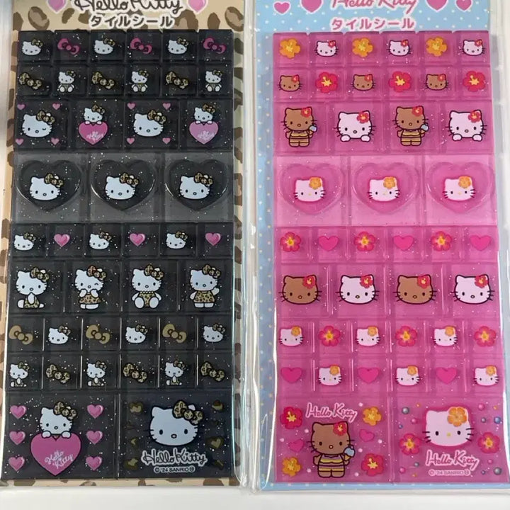 [BUNJANG] Hello Kitty Tile Sticker Seal Sticker Set (6 Types) / 헬로키티 타일스티커 씰스티커 6종