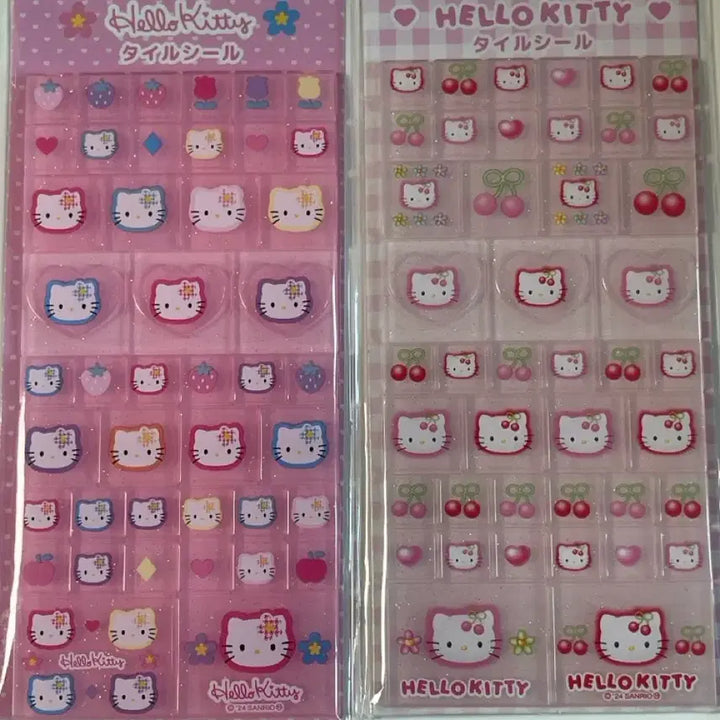[BUNJANG] Hello Kitty Tile Sticker Seal Sticker Set (6 Types) / 헬로키티 타일스티커 씰스티커 6종