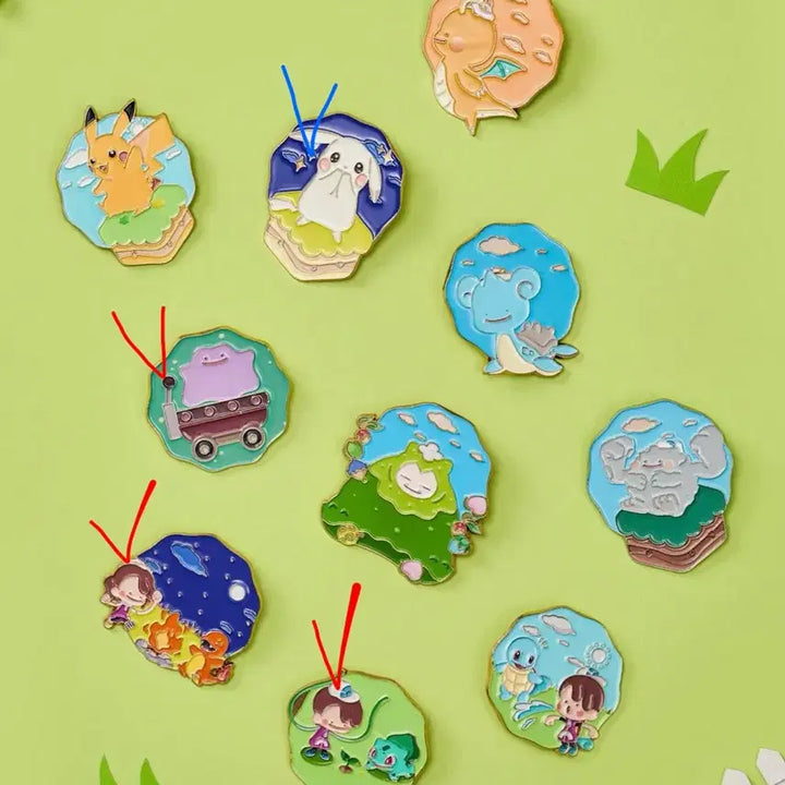 [BUNJANG] Pokemon Pocopia Pin Badge Set / (정가이하or교환) 포켓몬 포코피아 핀뱃지 3종 성수 무신사 팝업
