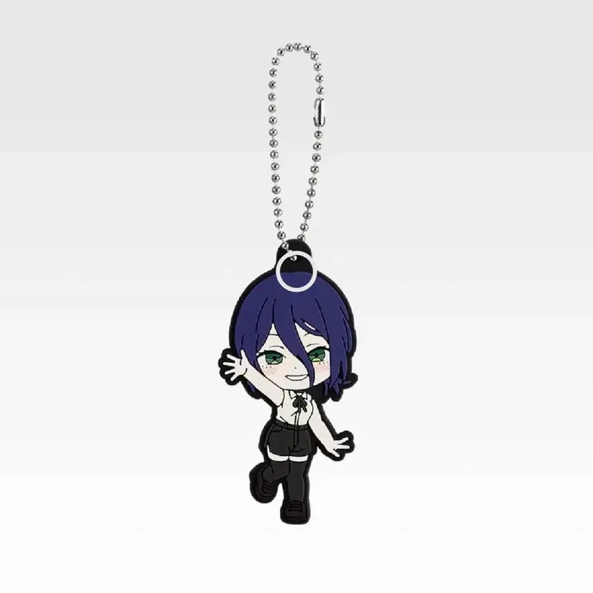 [BUNJANG] Chainsaw Man - The Devil - Chibi Rubber Keychain (Sealed) / 미개봉 제일복권 체인소맨 레제 러버키링