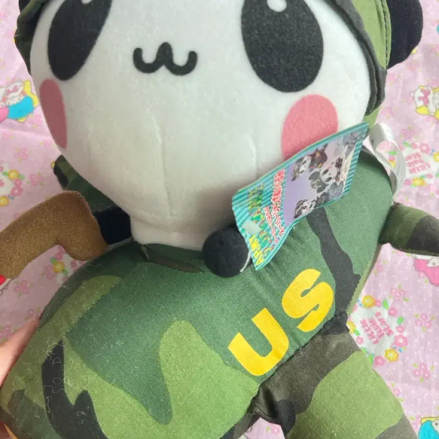 [BUNJANG] Classic Ami Panda Flying Airplane Doll / 고전 아미판다 비행기 인형