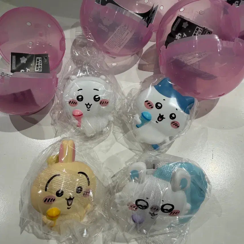 [BUNJANG] Chiikawa Bandai Gacha Light Clip Set / 치이카와 반다이 가챠 라이트 클립 치이카와 하치와레 우사기 모몽가 양도
