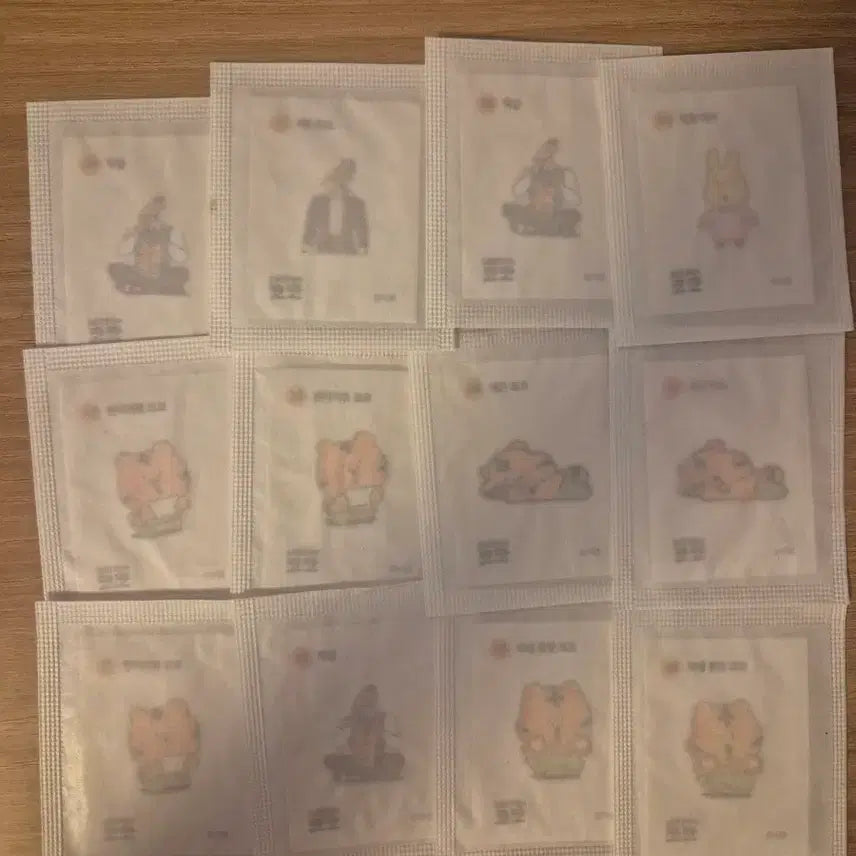 [BUNJANG] Tiger Koko Ttibu Seal Bundle Set / 호랭이 코코 띠부씰 일괄판매