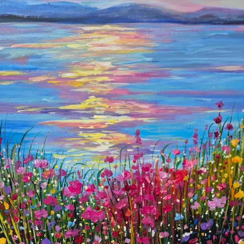 [BUNJANG] Wildflowers Landscape Painting (Size 12) / 들꽃들이 아련하게. 새상품. 원화작품. 12호그림