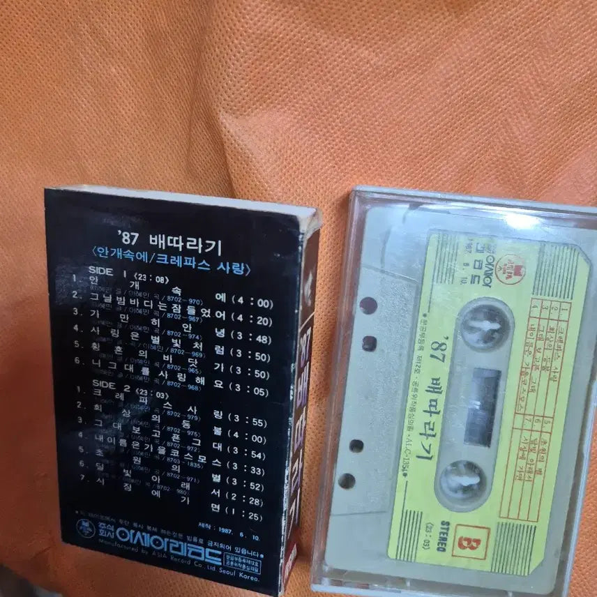 [BUNJANG] Bae Ttaragi 1987 Cassette Tape / 87 배따라기 카세트테이프