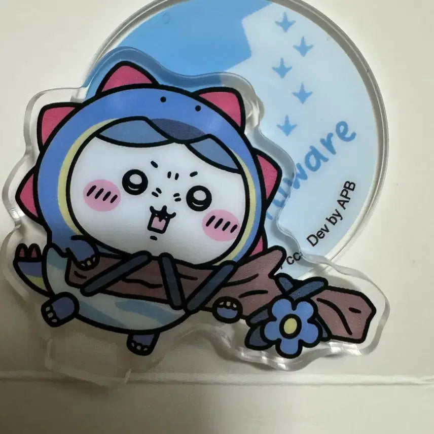 [BUNJANG] Chiikawa Hachiware Dinosaur Acrylic Stand / 치이카와포켓 공룡 아크릴 스탠드 하치와레