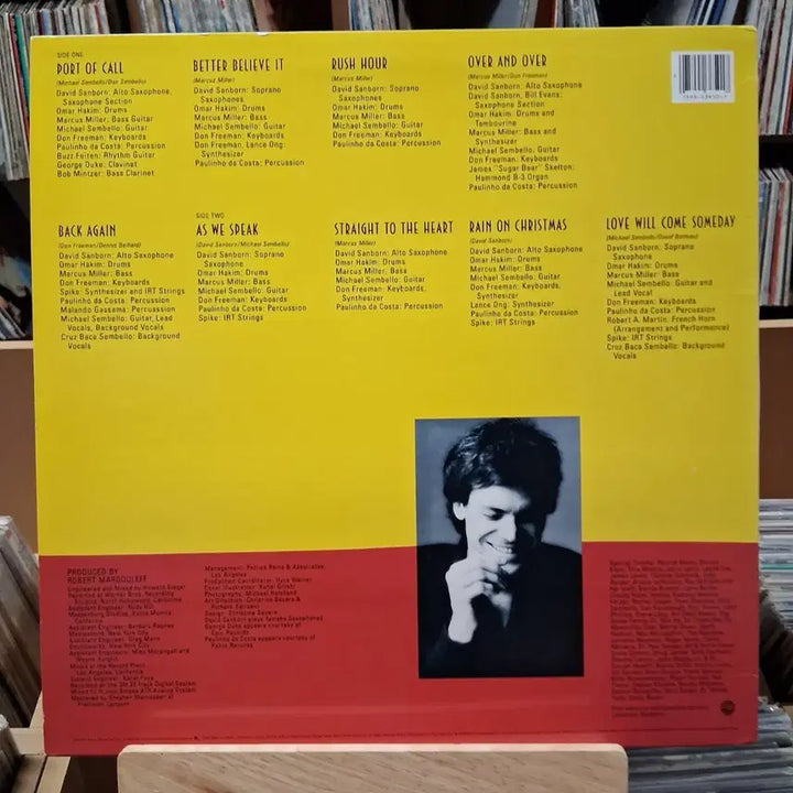 [BUNJANG] David Sanborn "AS WE SPEAK" LP (US Pressing) / 민트 미국반 데이빗 샌본 AS WE SPEAK LP 할인