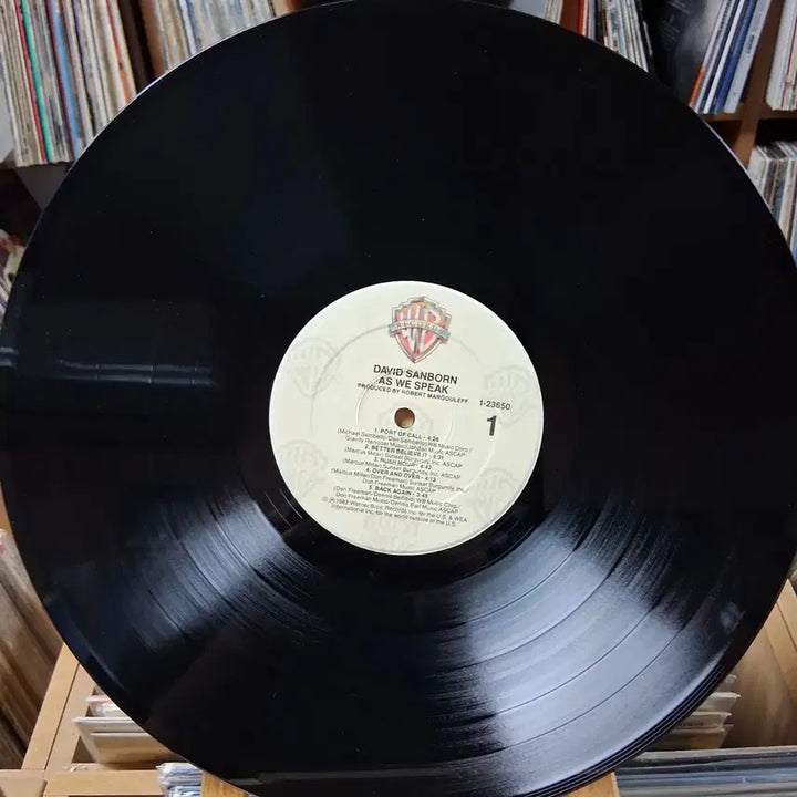 [BUNJANG] David Sanborn "AS WE SPEAK" LP (US Pressing) / 민트 미국반 데이빗 샌본 AS WE SPEAK LP 할인