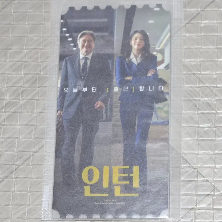[BUNJANG] Choi Min Sik Han So Hee Original Ticket / 최민식 한소희 인턴 오리지널티켓