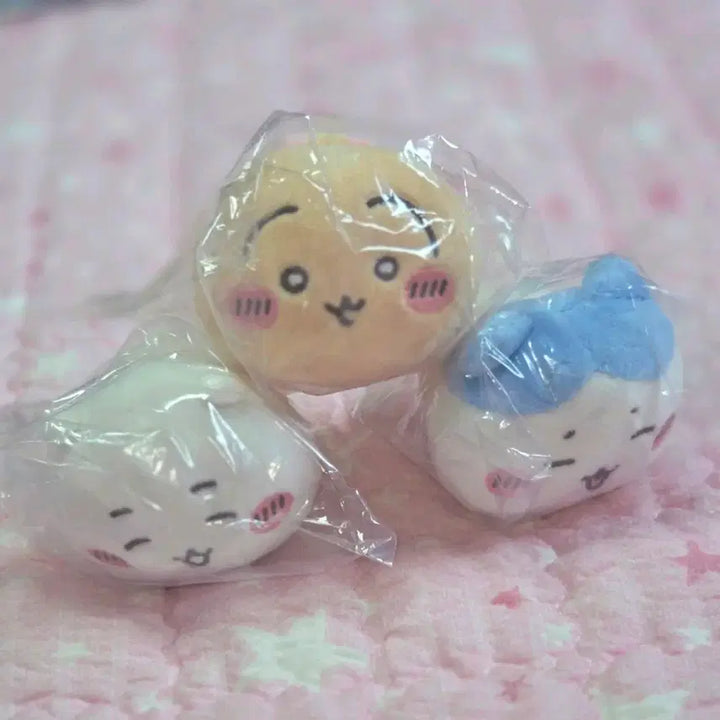 [BUNJANG] Chiikawa Sleeping Plush Set - Chi, Hachiware, Usagi, Hamnyato / 치이카와 엎드린 누이 치이 하치와레 우사기 햄냥토