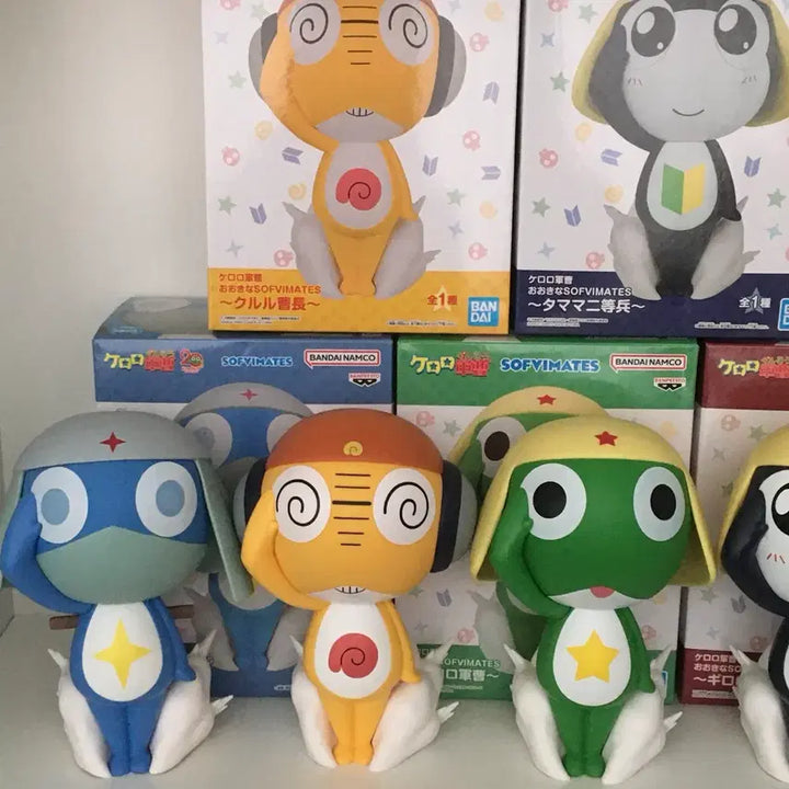 [BUNJANG] Keroro SOFVIMATES Sofubi Figure 5 Figure Full Set / 케로로 SOFVIMATES 소프비 피규어 5종 풀세트