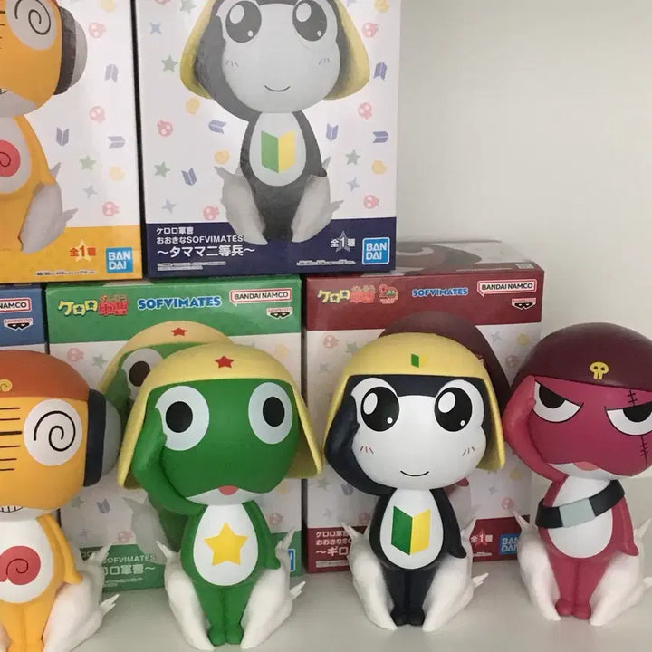[BUNJANG] Keroro SOFVIMATES Sofubi Figure 5 Figure Full Set / 케로로 SOFVIMATES 소프비 피규어 5종 풀세트