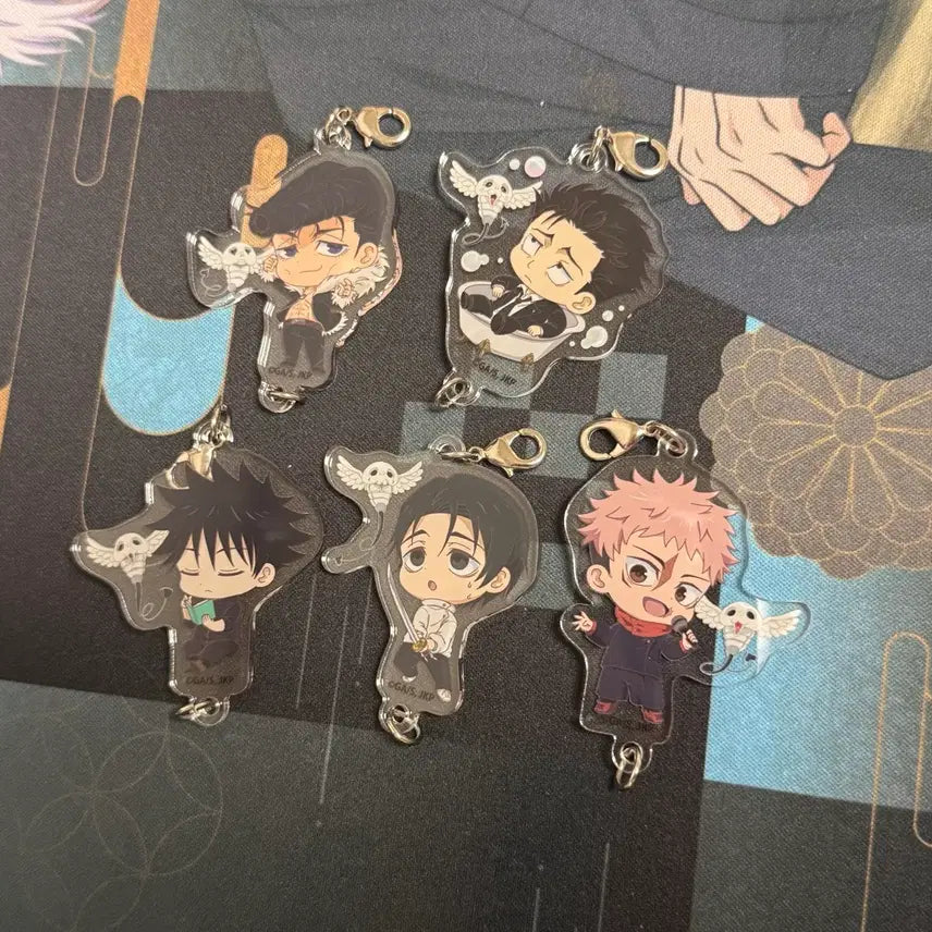 [BUNJANG] Jujutsu Kaisen - Cursed Play Keychain Set / 주술회전 사멸회유 키링 세트 판매해요