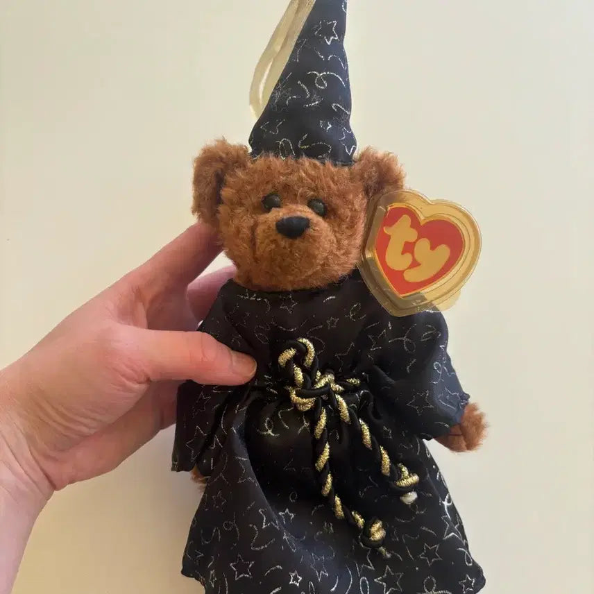 [BUNJANG] TY Wizard Bear Halloween Prop / TY인형 마법사곰 (할로윈소품) 택o