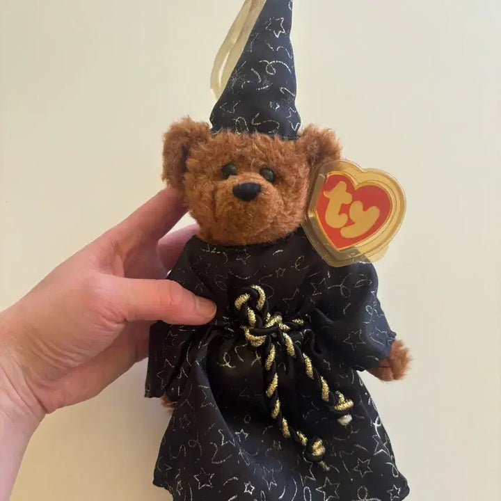 [BUNJANG] TY Wizard Bear Halloween Prop / TY인형 마법사곰 (할로윈소품) 택o