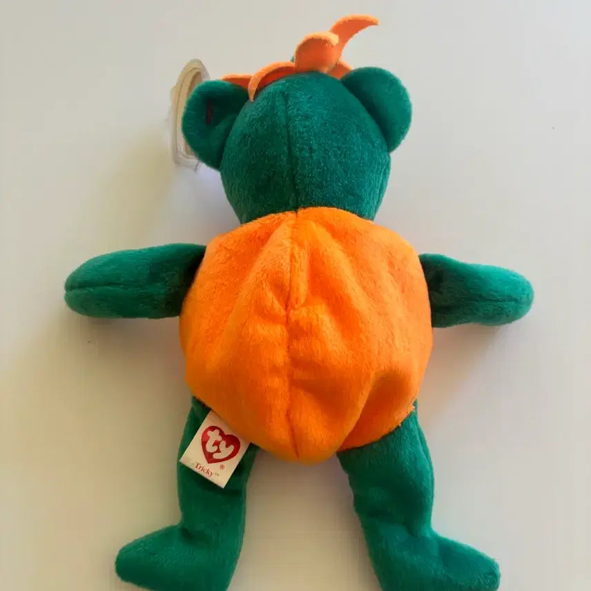 [BUNJANG] Ty Halloween Pumpkin Bear Plush (2003) / TY인형 호박곰 (할로윈소품) 택o