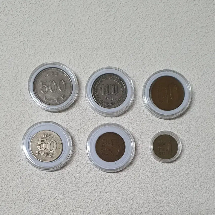 [BUNJANG] First Edition Coin Set (6 Types) / 초년발행 주화 6종