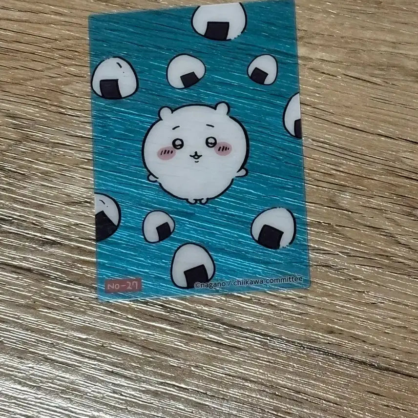 [BUNJANG] Chiikawa Clear Card Onigiri / 치이카와 클리어 카드 오니기리 주먹밥