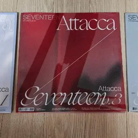 [BUNJANG] Seventeen Attacca Album Photobook Bundle Set / 세븐틴 아타카 앨범 포토북 3종 일괄