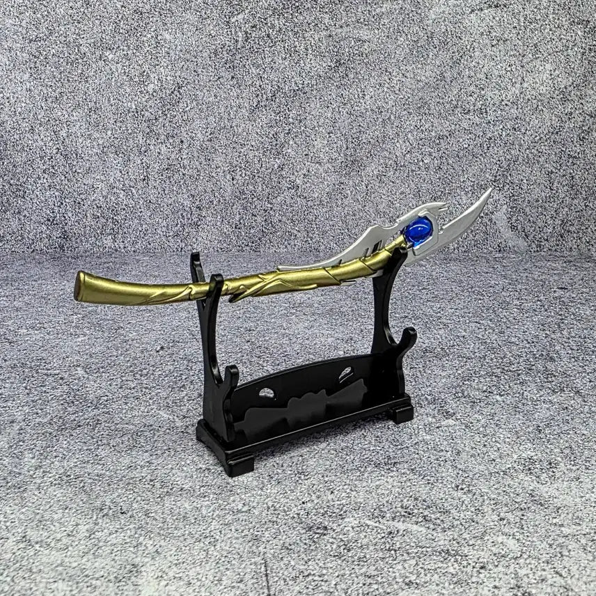 [BUNJANG] Loki Custom Diecast Spear + Stand Set 1/6 Scale Accessory / 로키 커스텀 다이캐스트 창+받침대 세트 12인치 피규어(핫토이 호환)