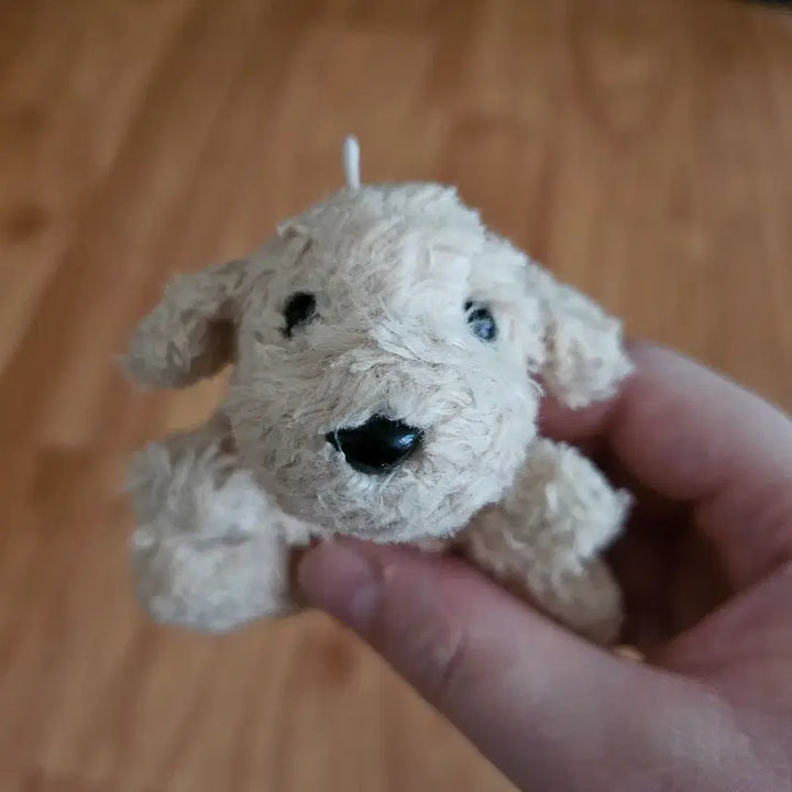 [BUNJANG] Vintage Ring Dog Puppy Plush Toy / 고전 링도그 강아지 인형