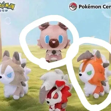 [BUNJANG] Pokemon Dusk Lycanroc &amp; Rockruff Dolls Bundle Set / 포켓몬스터 황혼 루가루암 암멍이 돌즈 판매