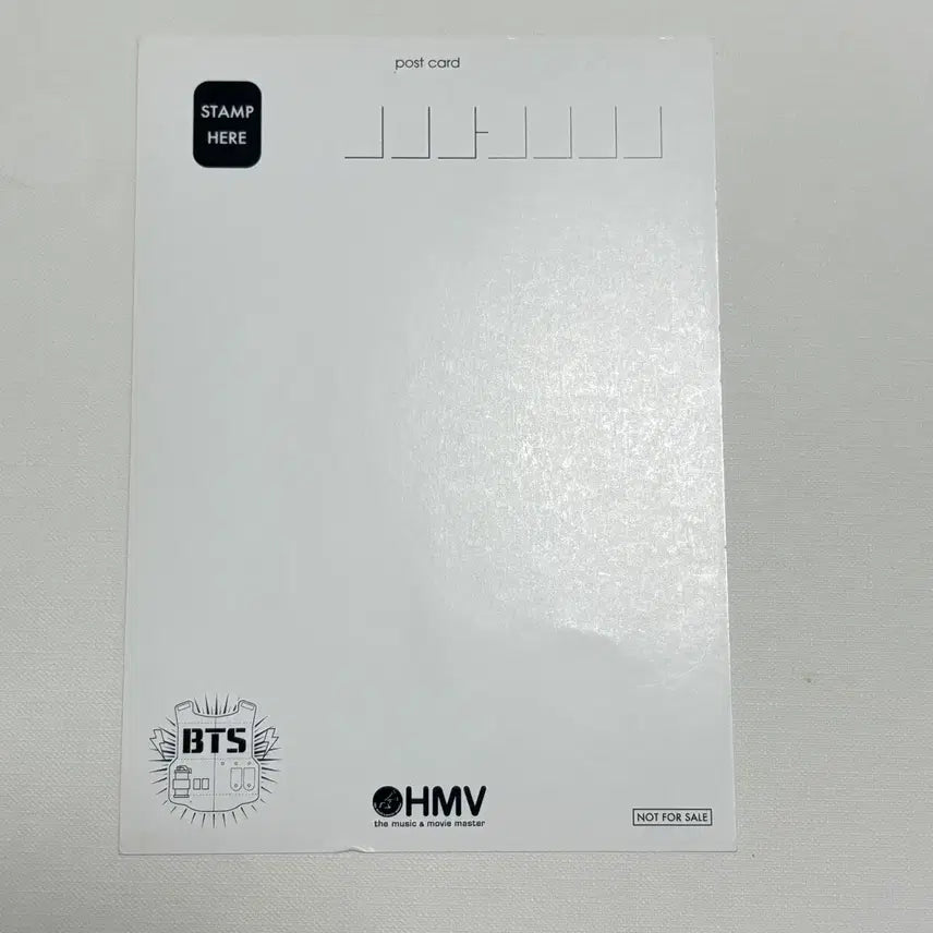 [BUNJANG] BTS SUGA Japan Wake Up HMV Limited POB Postcard / 방탄 슈가 일본 웨이크 업 WAKE UP HMV 한정 특전 엽서
