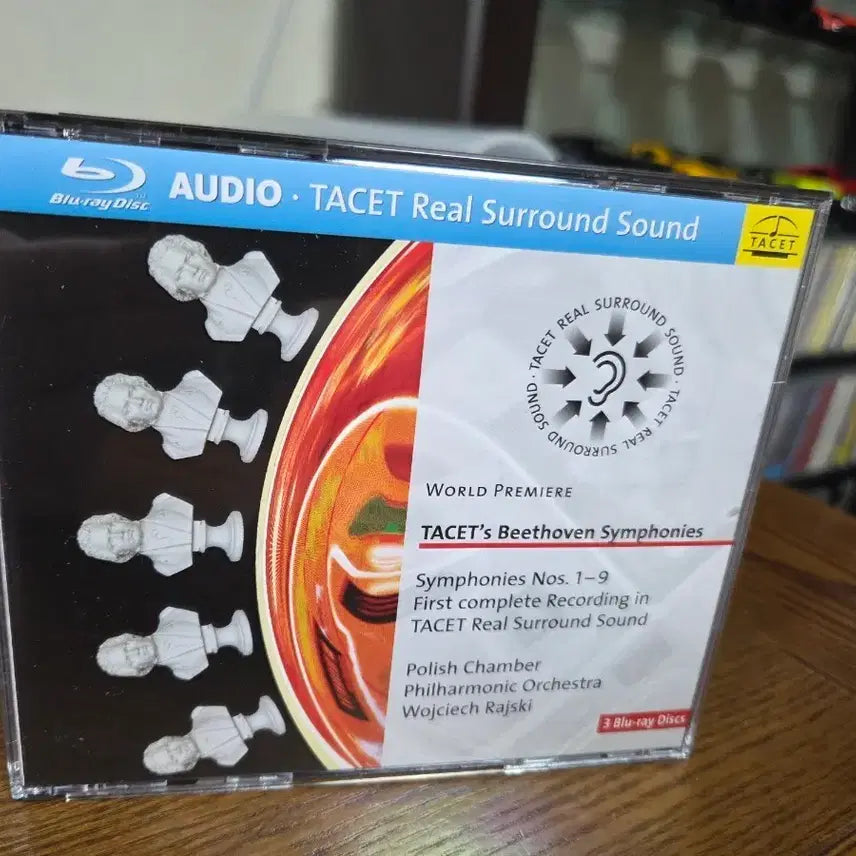 [BUNJANG] Tacet Beethoven Symphonies Complete Blu-ray Audio Unused / Tacet 베토벤교향곡 전집 블루레이 오디오 미사용품