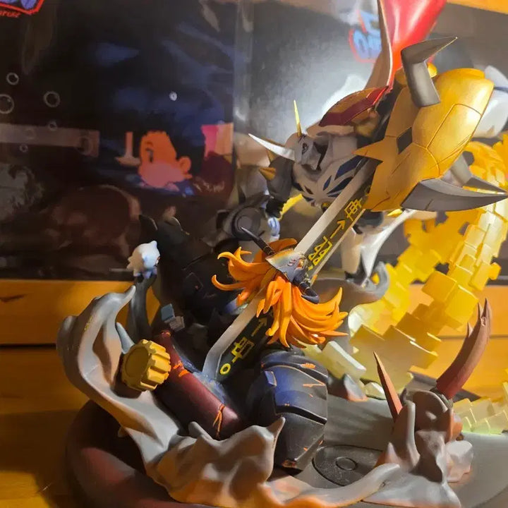 [BUNJANG] MegaHouse Digimon Omegamon VS Diablomon GEM Figure / 디지몬 오메가몬VS디아블로몬 GEM 메가하우스 피규어