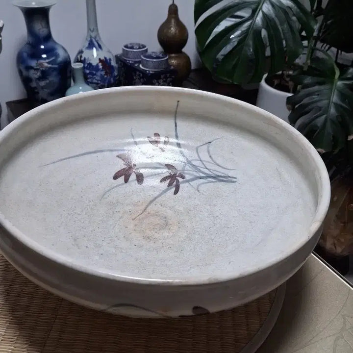 [BUNJANG] Vintage Ceramic Vase Water Basin / 빈티지 도자기 화병 수반 지름30높이12밑단15  굽3센티