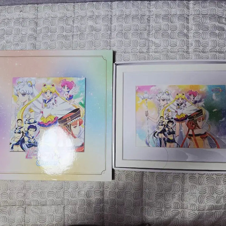 [BUNJANG] Sailor Moon Cosmos Limited Edition Blu-ray Amazon Exclusive Complete Set with Character Fine Art Frame / 세일러문 Cosmos 초회한정판 Blu-ray Amazon 한정 풀세트 캐러파인그래프 액자