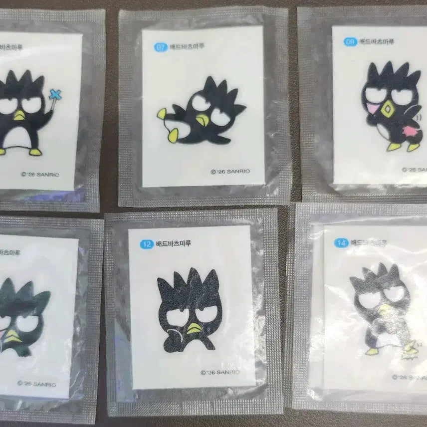 [BUNJANG] Badtz-Maru Sticker Collection / 배드바츠마루 띠부씰