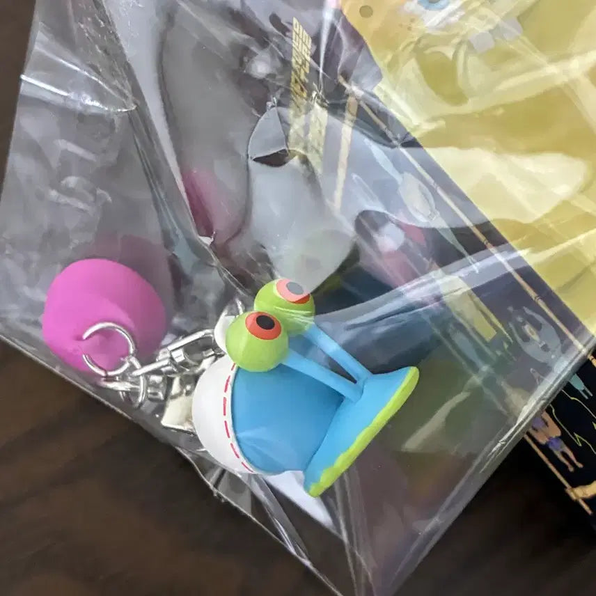 [BUNJANG] SpongeBob &amp; Plankton Muscle Keyring / 근육빵빵 스폰지밥 핑핑이 키링