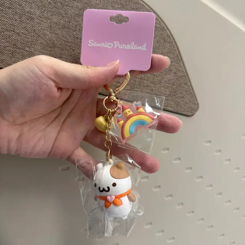 [BUNJANG] Sanrio Puroland Muffin Figure Keychain / 산리오 퓨로랜드 머핀 피규어 키링