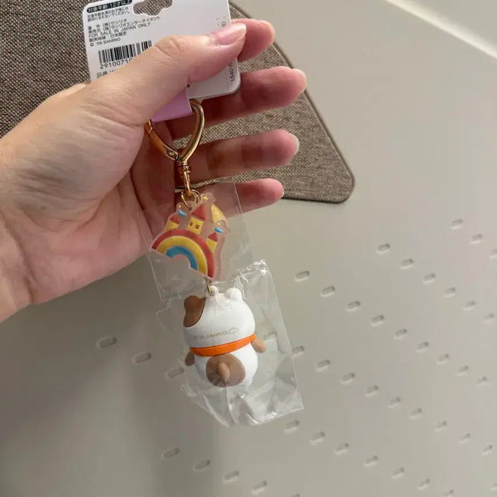 [BUNJANG] Sanrio Puroland Muffin Figure Keychain / 산리오 퓨로랜드 머핀 피규어 키링