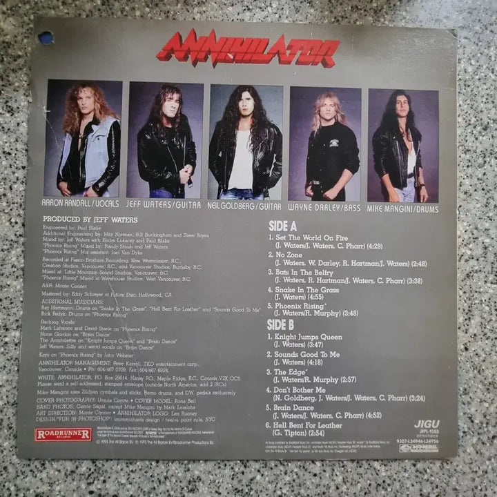 [BUNJANG] Annihilator Set the World on Fire LP / 어나이얼레이터 Annihilator / Set the world on fire [LP]