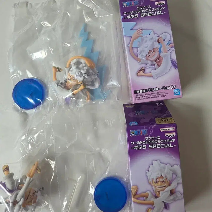 [BUNJANG] One Piece World Collectable Monkey D. Luffy Gear 5 Bundle Set (x2) / 원피스 월드 콜렉터블 몽키 D 루피 기어5 2개일괄