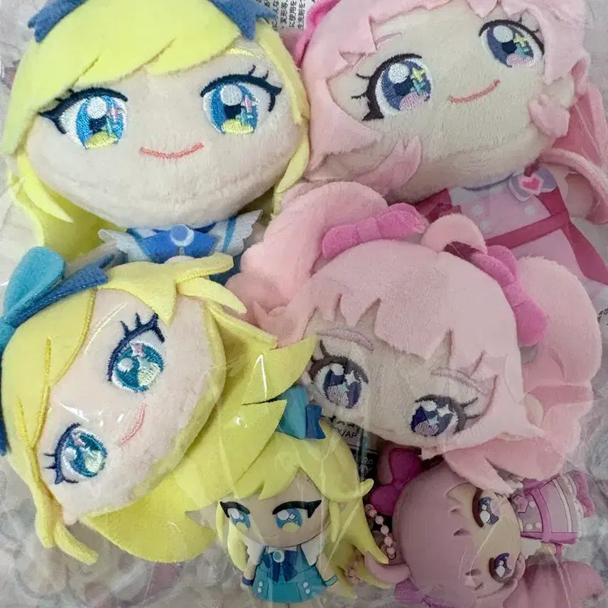 [BUNJANG] iPREMI Mitsuki Himari Sora Choa Plush Keychain Hairpin Set / 아이프리 미츠키 히마리 소라 초아 누이 인형 키링 헤어핀 등 세트