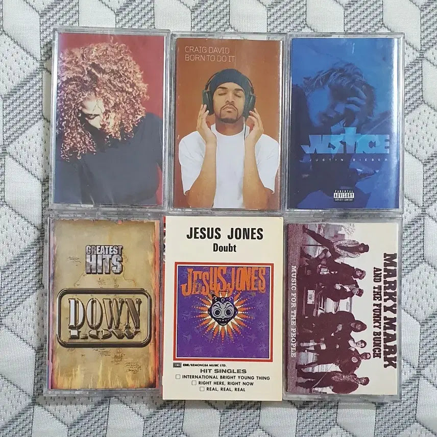 [BUNJANG] Cassette Tape Bundle Set / 다양한 카세트 6장 일괄
