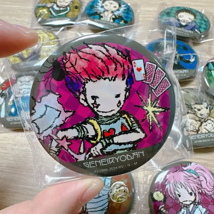 [BUNJANG] Hunter x Hunter Phantom Troupe Can Badge Set / 헌터헌터 환영여단 캔뱃지 13종 팔아요