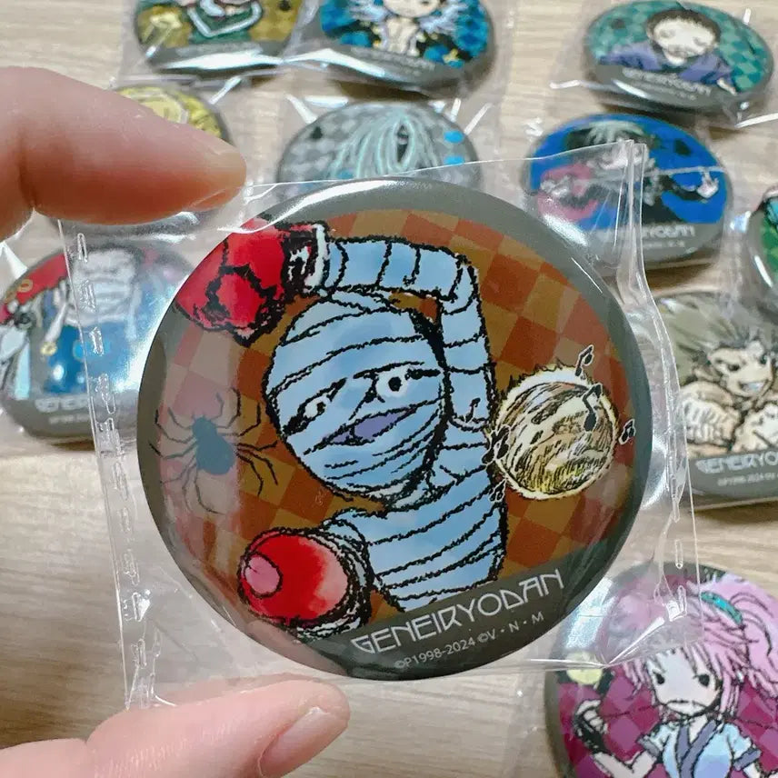 [BUNJANG] Hunter x Hunter Phantom Troupe Can Badge Set / 헌터헌터 환영여단 캔뱃지 13종 팔아요