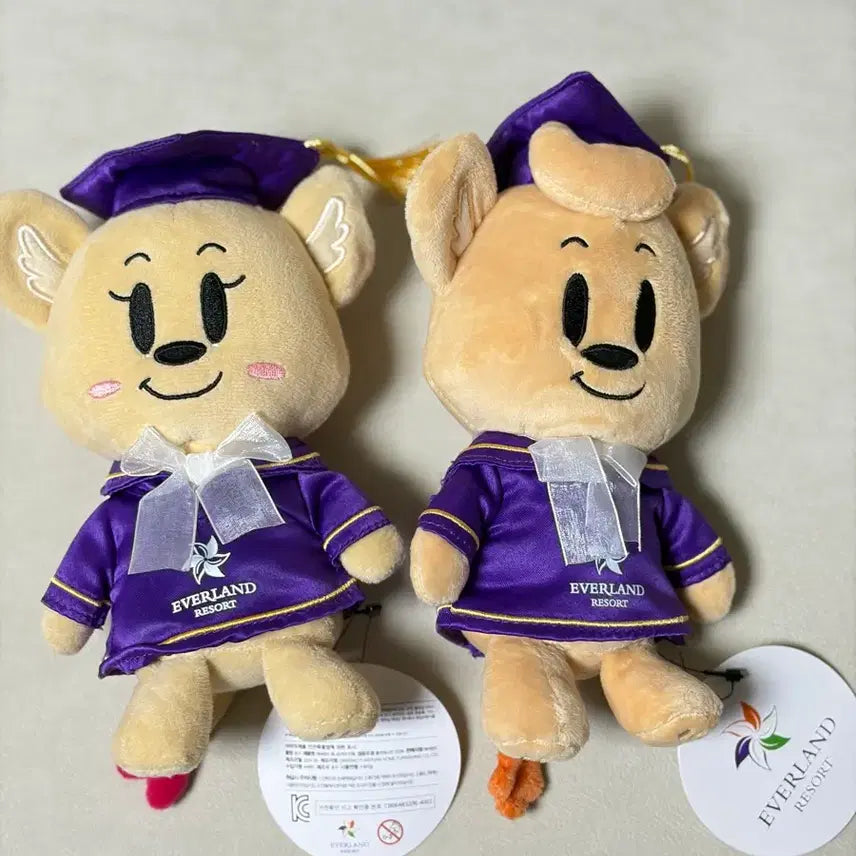 [BUNJANG] Everland Lenny &amp; Lara Doll / 에버랜드 레니 라라 인형 굿즈