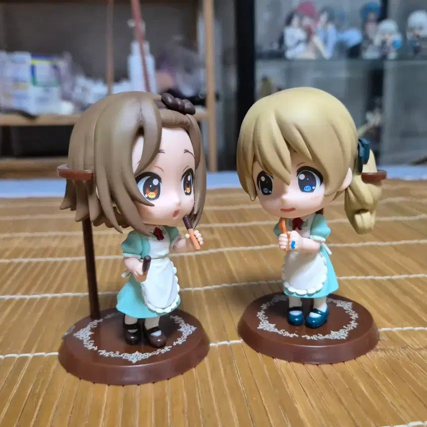 [BUNJANG] K-On! Ritsu Tsumugi Kyun Chara Figure Set / 케이온 리츠 츠무기 피규어 세트 큥카라