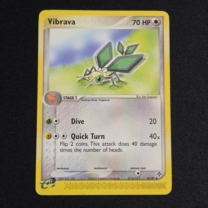 [BUNJANG] Pokemon Card North American Edition Vibrava E-Card 47/97 / [포켓몬 카드]북미판 비브라바 E카드 47/97