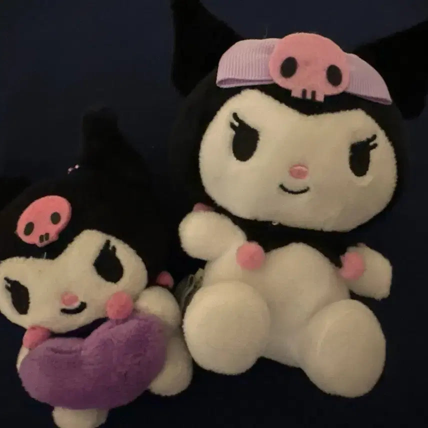 [BUNJANG] Kuromi Bundle Set Two Official Mascot Keychains / 쿠로미 일괄