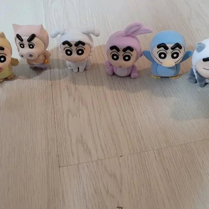 [BUNJANG] Crayon Shin-chan Kigurumiz Figures Bundle Set / 짱구 키구루미즈 피규어 일괄판매