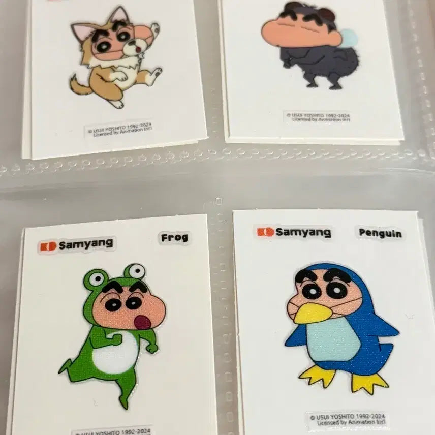[BUNJANG] Crayon Shin-chan 8-Piece Sticker Set Bundle / 짱구는못말려 띠부씰 8종 일괄